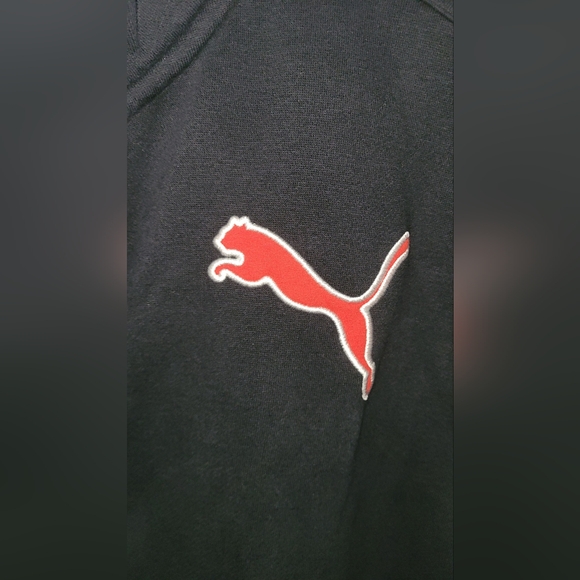 Men's Black Puma Jacket size Large Style # 592230 super soft - Picture 3 of 8